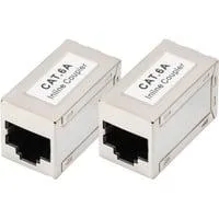 CAT 6A Modulare Kupplung, geschirmt, 2 Stück, Keystone-Modul