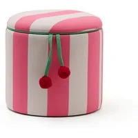 Kids Concept Sitzwürfel Kids Concept - Sitzhocker mit Stauraum rosa - 30,5x40x40 cm (1 St)
