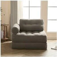 LITBIRD Schlafsofa faltbar, 4-in-1 Multifunktionssofa, Sitzsack-Sofa, Relaxsessel, 1 Teile, Spielsofa & Gästebett für kleine Räume
