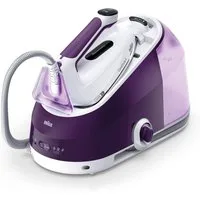Braun Dampfbügelstation CareStyle 5 IS 5247 VI - 7,5 bar, 500 g Dampfstoß, 2,0 l Wassertank, 2000 ml Wassertank, 145 g Dampfmenge, EloxalPlus Bügelsohle, Ultimate FastClean Entkalkung
