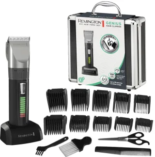 Remington Haarschneider "Genius, HC5810 -" elektr. Haarschneider für Herren, Netz-/Akkubetrieb, Profi-Alukoffer