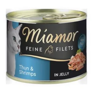 Miamor Feine Filets in Jelly Thunfisch und Shrimps 24x185 g