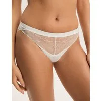 ESOTIQ Brasilslip Brasil Slip Corissa, florale Spitze, mit Baumwollzwickel
