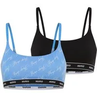 HUGO Bralette TWIN BRALETTE DESIGN (2-tlg) ohne Verschluss, ohne Polsterung