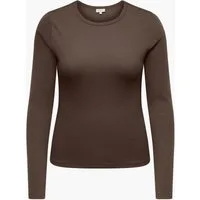 ONLY CARMAKOMA Langarmshirt CARVAL L/S O-NECK TOP JRS NOOS Baumwollmischung, regular fit