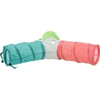 TRIXIE Kleintiertunnel Spieltunnel - diverse - 3 × ø 18 × 47 cm, Nylon