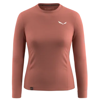 SALEWA - Puez Dry'Ton T-Shirt Damen - Rot (Gr.38)