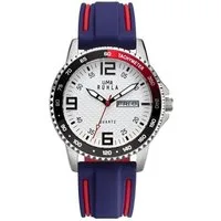 UMR Ruhla Quarzuhr Sport Herrenuhr, Lila-Rot, Silikonarmband, 40 mm Gehäuse, 39004, 10 ATM Wasserdicht, Präzises Quarzuhrwerk