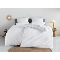 OTTO home Bettwäsche Sari2 in Gr. 135x200 oder 155x220 cm, Seersucker, 2 teilig, aus Baumwolle, uni Bettwäsche in Seersucker Qualität ideal für Sommer