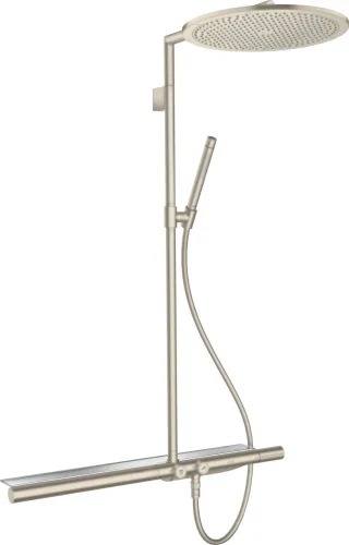 Hansgrohe Showerpipe 800 Axor brushed nickel, 27984820 27984820