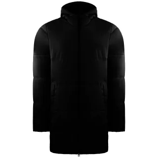 Jack Wolfskin North York Herren Schwarze wattierte Parkajacke