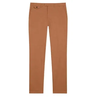 Ted Baker Haydae Chino-hose Mit Strukturmuster In Hellbraun
