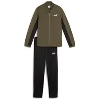 PUMA Trainingsanzug POLY BASEBALL SUIT B (2-tlg), 2-teilig, Jacke mit Stehkragen, mit Logo-Gummiprints