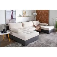 COLLECTION AB Wohnlandschaft Josy U-Form, B: 307 cm, Bettfunktion & Bettkasten, Federkern