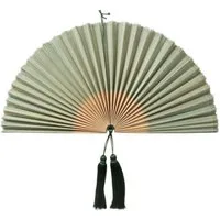 BOLTZE GRUPPE GmbH Wanddekoobjekt Deko-Fächer FLAVI, Bambus, B 100 x H 85 x T 3 cm, (1 St), mit Quasten aus Polyester
