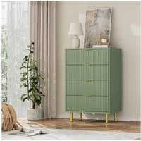 GarveeMore Kommode mit 3/ 4 / 6 Schubladen Sideboard Komodenschrank Schubladenschrank