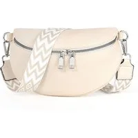 TAN.TOMI Schultertasche Damen Bauchtasche Gürteltasche Umhängetasche Crossbody-Bag Hüfttasche, als Schultertasche tragbar mit Verstellbare Schultergurte