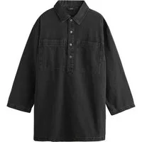 Next Minikleid Langärmeliges Denim-Minikleid im Utility-Stil (1-tlg)