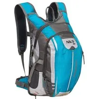 NILS CAMP Fahrradrucksack Outdoorrucksack Travelrucksack Rucksack blau ADVENTURE 25L, viel Stauraum, extra Helmaufbewahrung