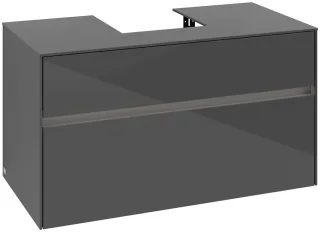 Villeroy & Boch Waschtischunterschrank Collaro C094B0 1000x548x500mm mit Beleuchtung Glossy Grey C094B0FP