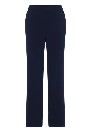 FRANK WALDER - Wide leg Pants NOS mit Struktur-Effekt ink - Gr. - 48