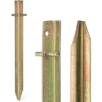 Moritz Zelthering 1x T-Profil Stahl Hering 30 cm, (Set), Erdnagel Zelthering Erdanker Bodenanker Zeltbefestigung