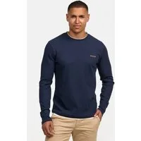 Indicode Langarmshirt Herren INSigfinn Shirt Langarm Herrenshirt Langarmshirt aus Baumwollmix