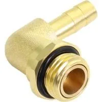 ES Winkeladapter 90° drehbar G1/4 90° ID 6mm, Verbindung mit Barbed Fitting