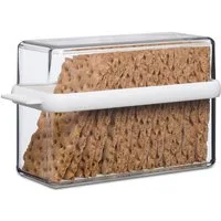 Mepal Vorratsdose Knäckebrotdose für eine Packung, 9 x 12.8 cm, SAN/TPE, passend für eine Packung Knäckebrot