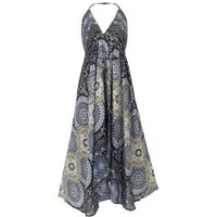 Guru-Shop Midikleid Boho Sommerkleid, Magic Dress, Maxikleid,.. alternative Bekleidung