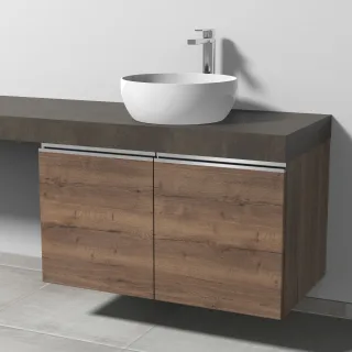Sanipa Waschtischunterbau mit Türen 2morrow (L2364) 510x900x520 Eiche-Tabak, L236450 L236450