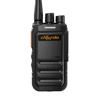Chierda CD3107 Long Range Walkie Talkies UV Dual Band Two Way Radio 4000mAh Type-C Charging Anti Interference Secure Com