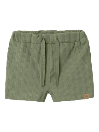 NAME IT - NBMHUMAN SHORTS oil green - Gr. - 62