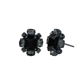 konplott - Ohrstecker - Strictly Beautiful schwarz
