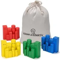 ideen.kollektiv Lernspielzeug ideen.kollektiv - Bunte Pro Systembrett, Familienbrett Figuren, für die systemische Aufstellung, Coaching, Therapie und Beratung