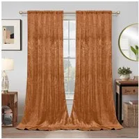 BTTO V&G Vorhang Gardinen Blickdicht Vorhang Samt Velvet Kräuselband (2 St), blickdicht, Vorhang Wohnzimmer