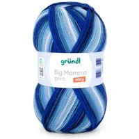 Gründl Wolle 400g Big Mamma Print Großknäuel Strickgarn Häkelwolle, 1040,00 m (Wolle zum Stricken und Häkeln, Strickwolle Handarbeitsgarn, Handstrickgarn), Wolle ohne Schurwolle