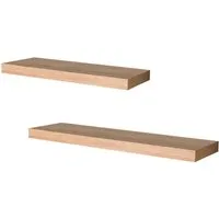 HTI-Living Wandregal Wandregale 2er Set 120cm + 80cm Altona Sonoma, Set 2-tlg., Wandboard-Set 2 verschiedene Längen