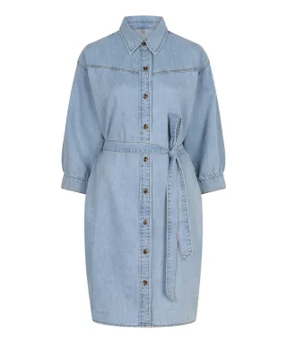 Esqualo - Kleid aus Denim blau - Gr. - 42