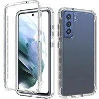 betterfon Handyhülle für Samsung Galaxy S21 FE 5G2-teiliges 360° Schutzcase mit Panzerglas