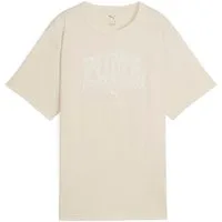 PUMA T-Shirt CLASS RELAXED TEE sportlicher Look, grafischer Print, Rundhalsausschnitt