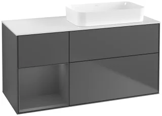 Villeroy & Boch Waschtischunterschrank Finion F68 1200x603x501mm WT rechts, F681GKGK F681GKGK