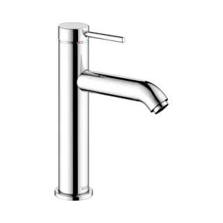 Keuco IXMO Soft Waschtischarmatur 59501012101 Ausladung 129mm, ohne Ablaufgarnitur, Rosette rund, verchromt