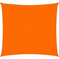 vidaXL Sonnensegel Sonnensegel Oxford-Gewebe Quadratisch 2,5x2,5 m Orange, (1-tlg)