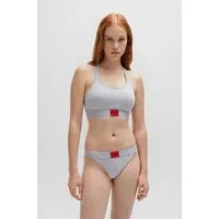 HUGO Bralette-BH BRALETTE PAD.RED LAB mit aufgesticktem HUGO BOSS Logo