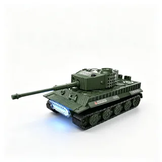 777K/777T RTR 1/64 2.4G Mini RC Tank Car Tiger 99A Desktop Simulation Battle Tracked Remote Control Shooting Vehicles Mo