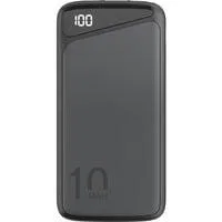 Schnelllade-Powerbank 10.000 mAh schwarz, USB-C PD, QC 3.0, 10.000 mAh