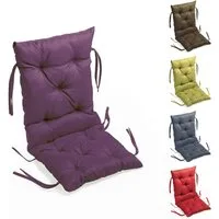 sunnypillow Bankauflage Bankauflage Stuhlkissen viele Farben und Größen zur Auswahl, 50x50x50cm violett