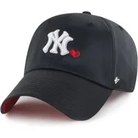 '47 Brand Baseball Cap '47 Brand MLB Cap New York Yankees WITH LOVE '47 Clean Up (Basecap, Basecap, Clean Up Cap)