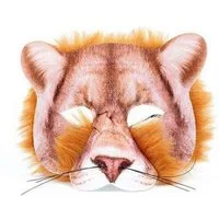 Toi-Toys Kostüm ANIMAL WORLD Tier Maske mit Kunstpelz
